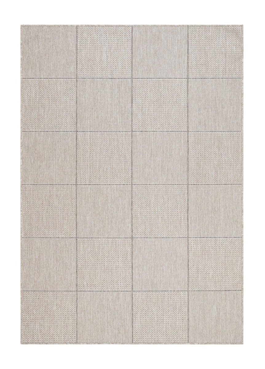 Madrid Square Light Linen - Tasakudottu matto - Image 2