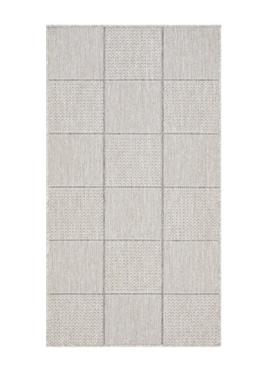 Madrid Square Light Linen - Tasakudottu matto - Image 9