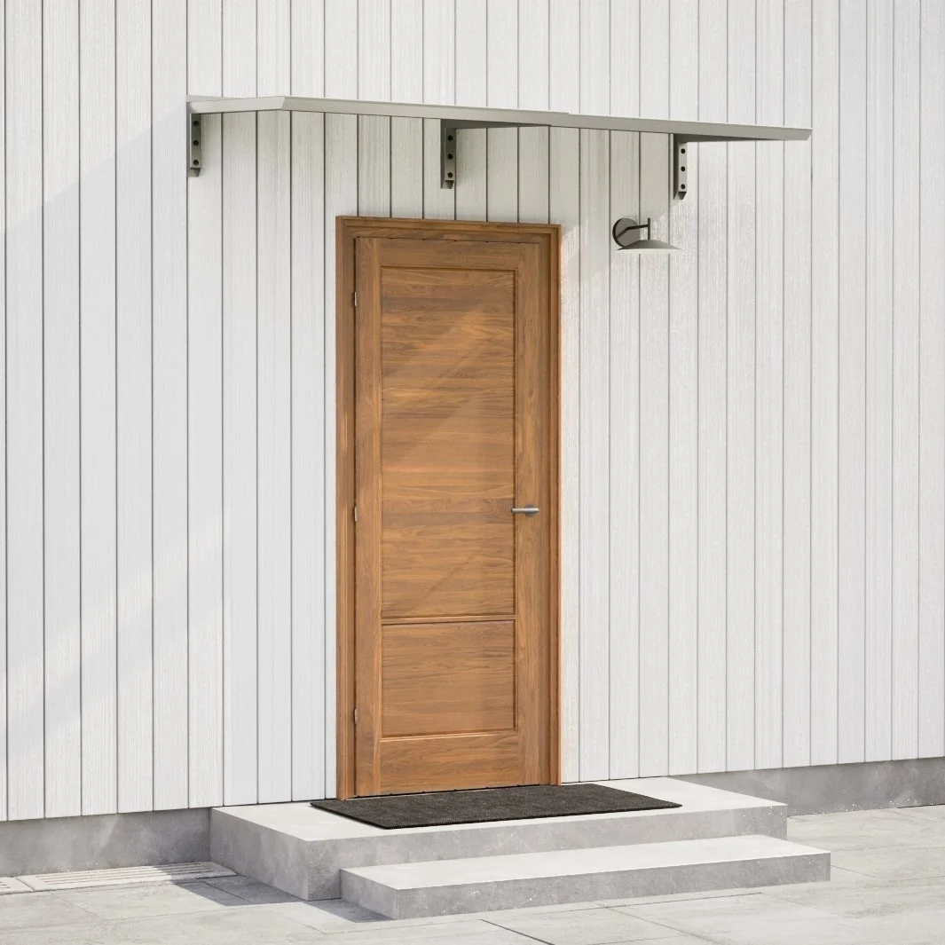MODERN sisäänkäyntikatto, L200 x D85 x H27,5 cm, harmaa - Image 7